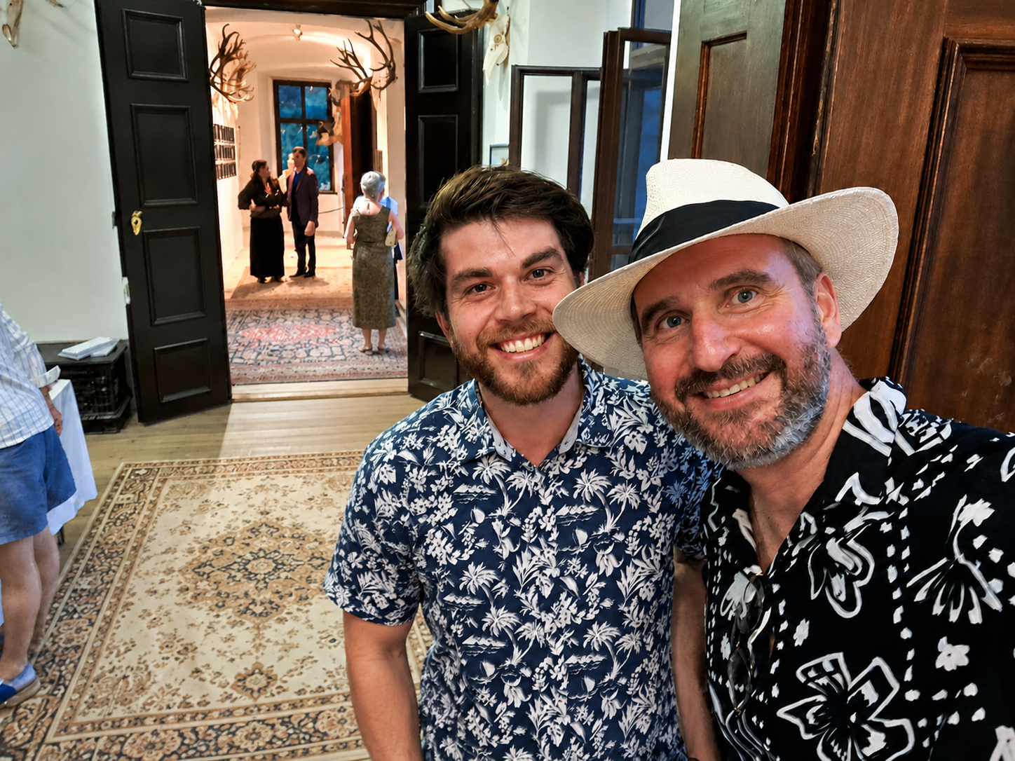 Gemeinsames Foto der Vereinsgründer Borut Marter und Marc Bernecker